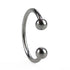 Steel Glans Ring With 2 Balls